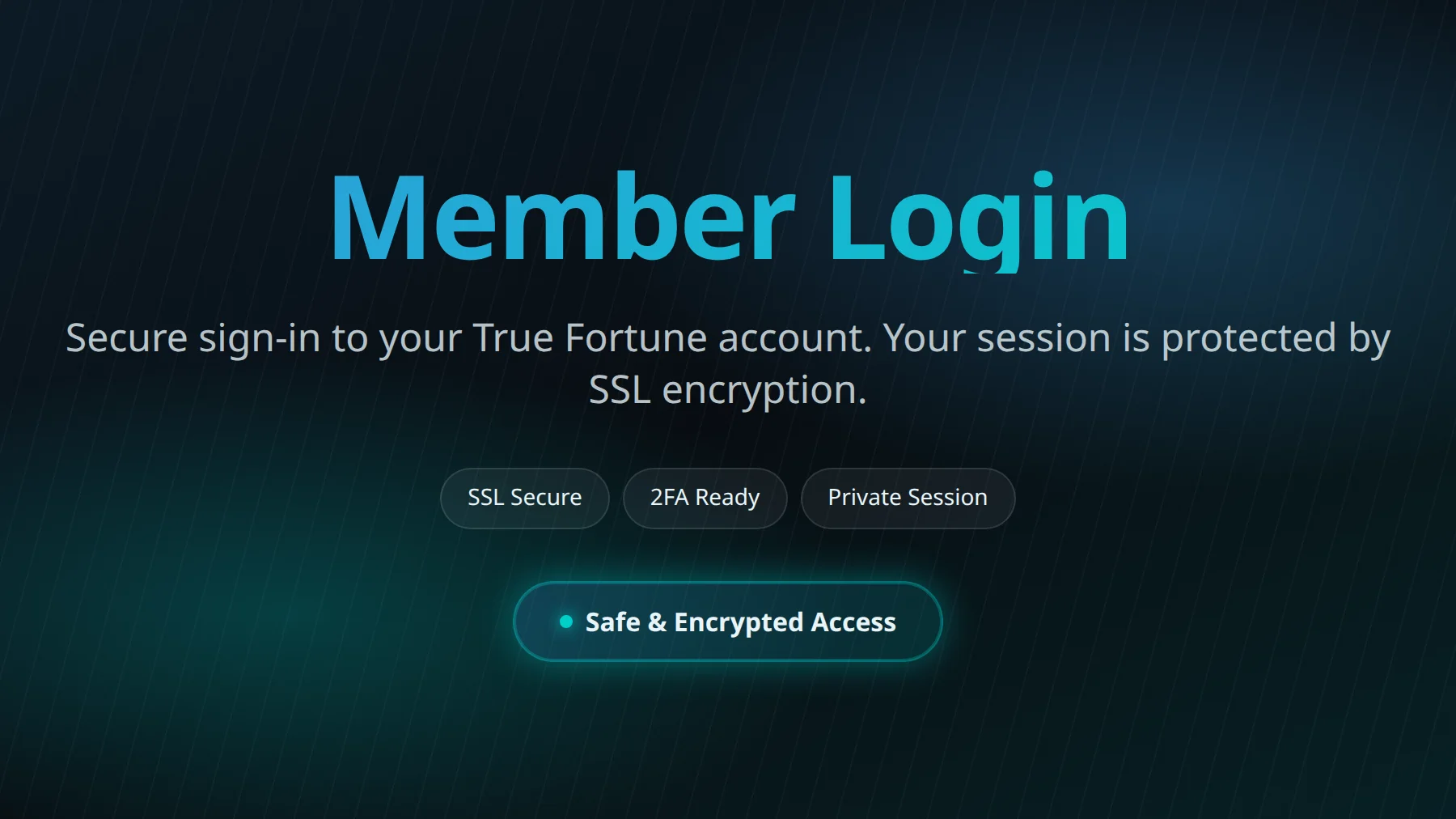 Login to True Fortune Casino